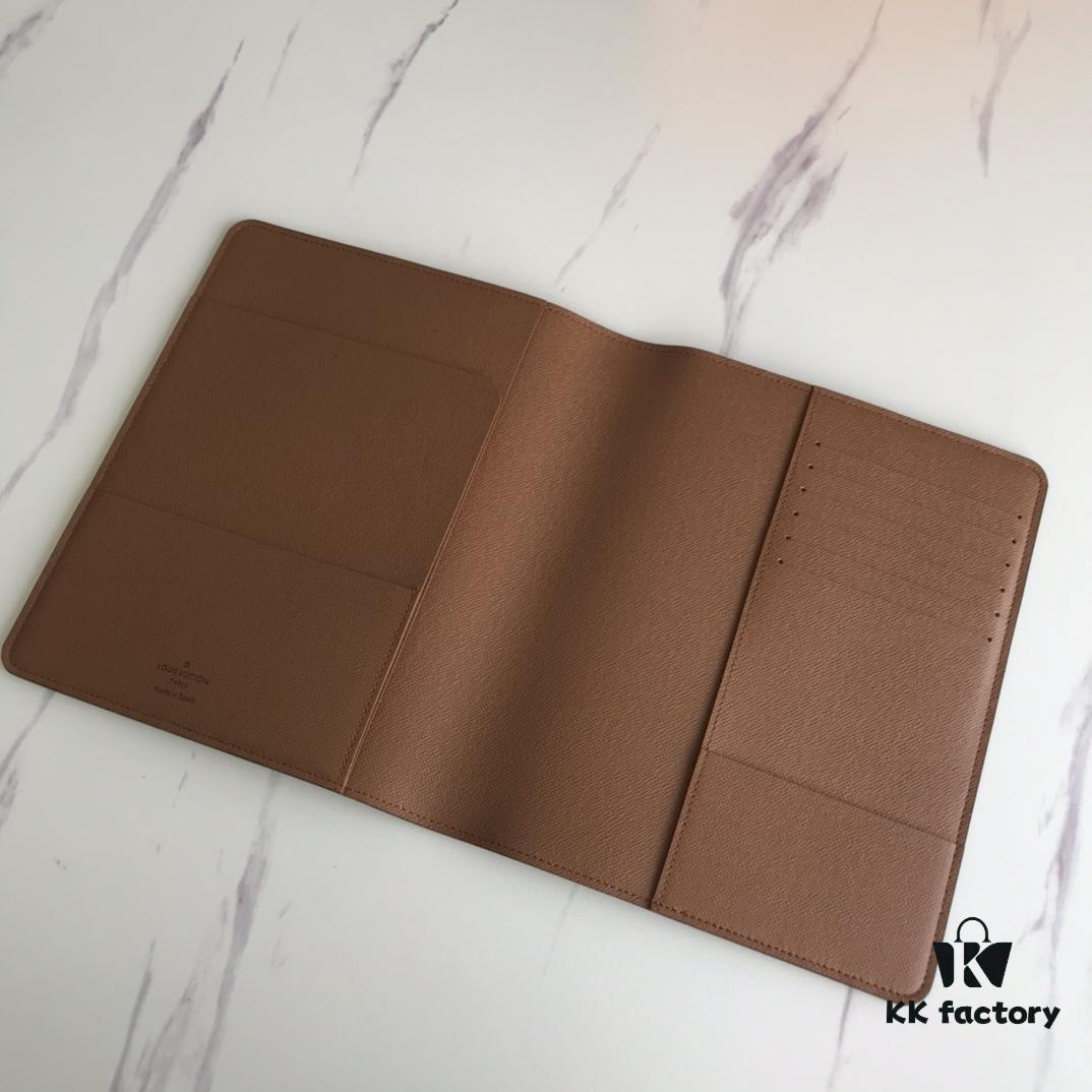 69307ccb6e68136f4d9a711d 2021 Hot Selling Large Checkbook Wallet with 6 Card Slots, Genuine Cowhide and LV Special Fabric, Gift Box Included, Approx. 18cm