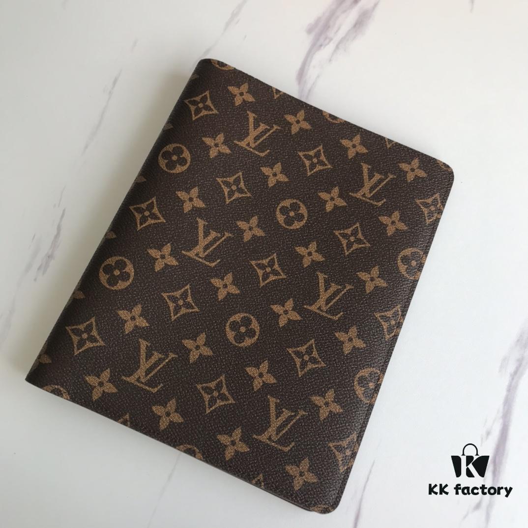 69307ccc6e68136f4d9a711e 2021 Hot Selling Large Checkbook Wallet with 6 Card Slots, Genuine Cowhide and LV Special Fabric, Gift Box Included, Approx. 18cm