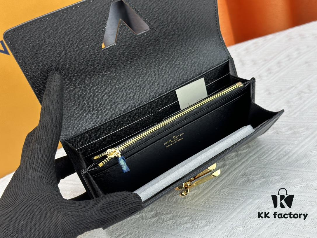 69307cd36e68136f4d9a712b Twist Wallet M61179 Crafted from Epi Leather