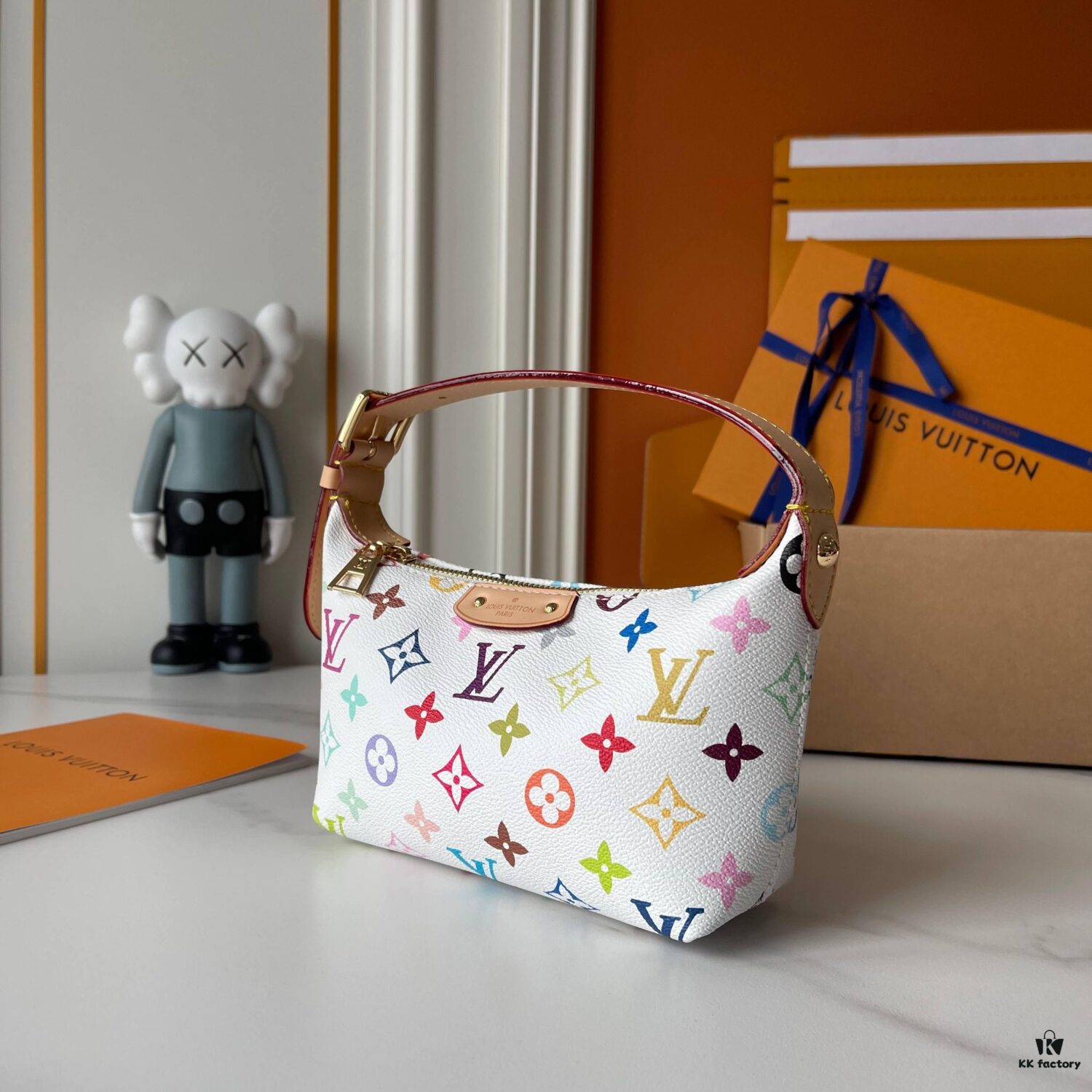 Upgraded Version [Official Latest Model] (Real Photos, Authentic Match) M82949 LV x Murakami Takashi Collaborative Nano Speedy Bag