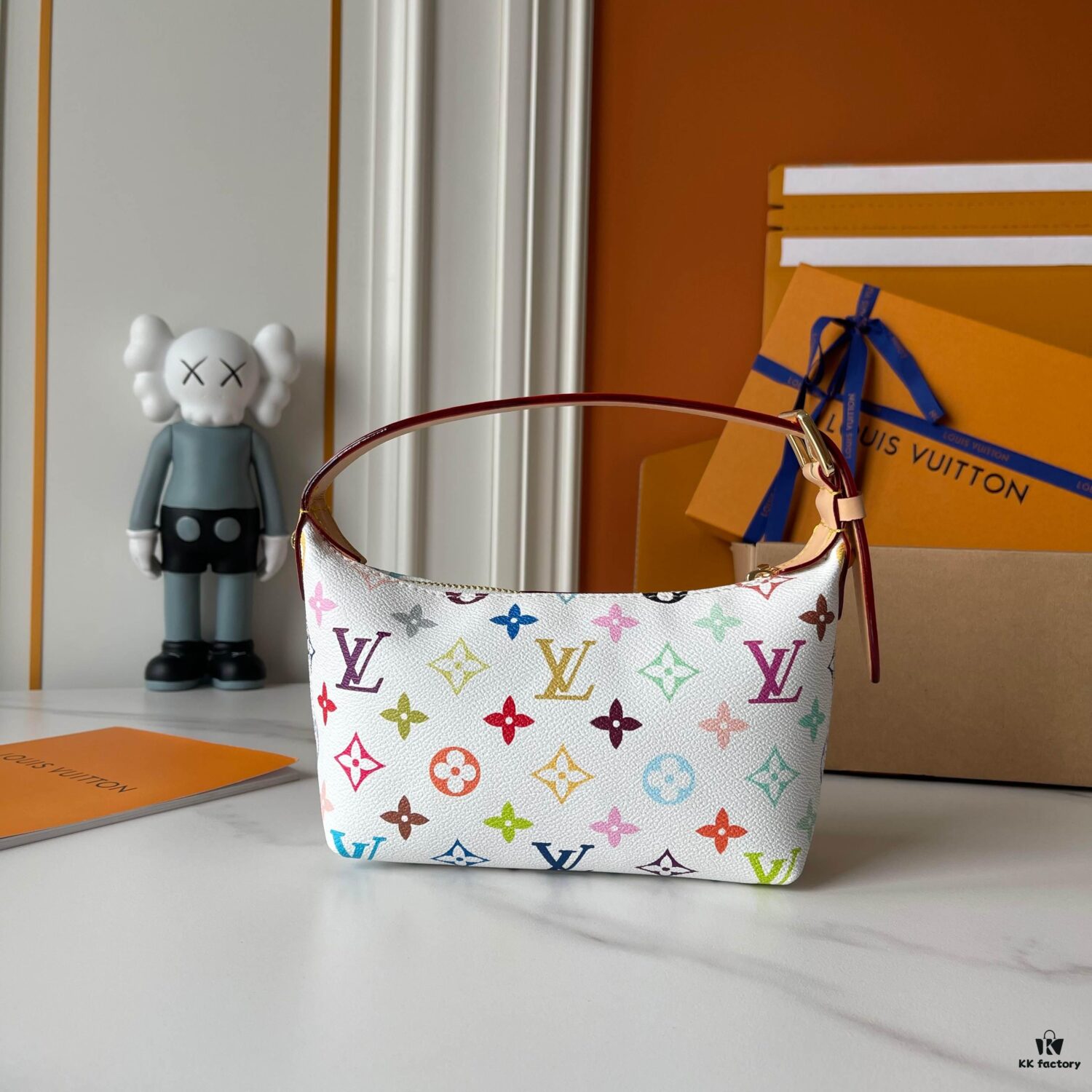 Upgraded Version [Official Latest Model] (Real Photos, Authentic Match) M82949 LV x Murakami Takashi Collaborative Nano Speedy Bag