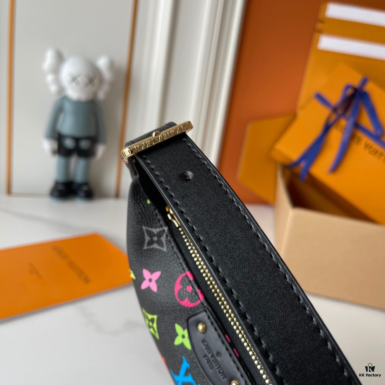 Upgraded Version [Official Latest Model] (Authentic Photos, Accurate Match) M82949 LV x Takashi Murakami Co-Branded Nano Speedy Bag