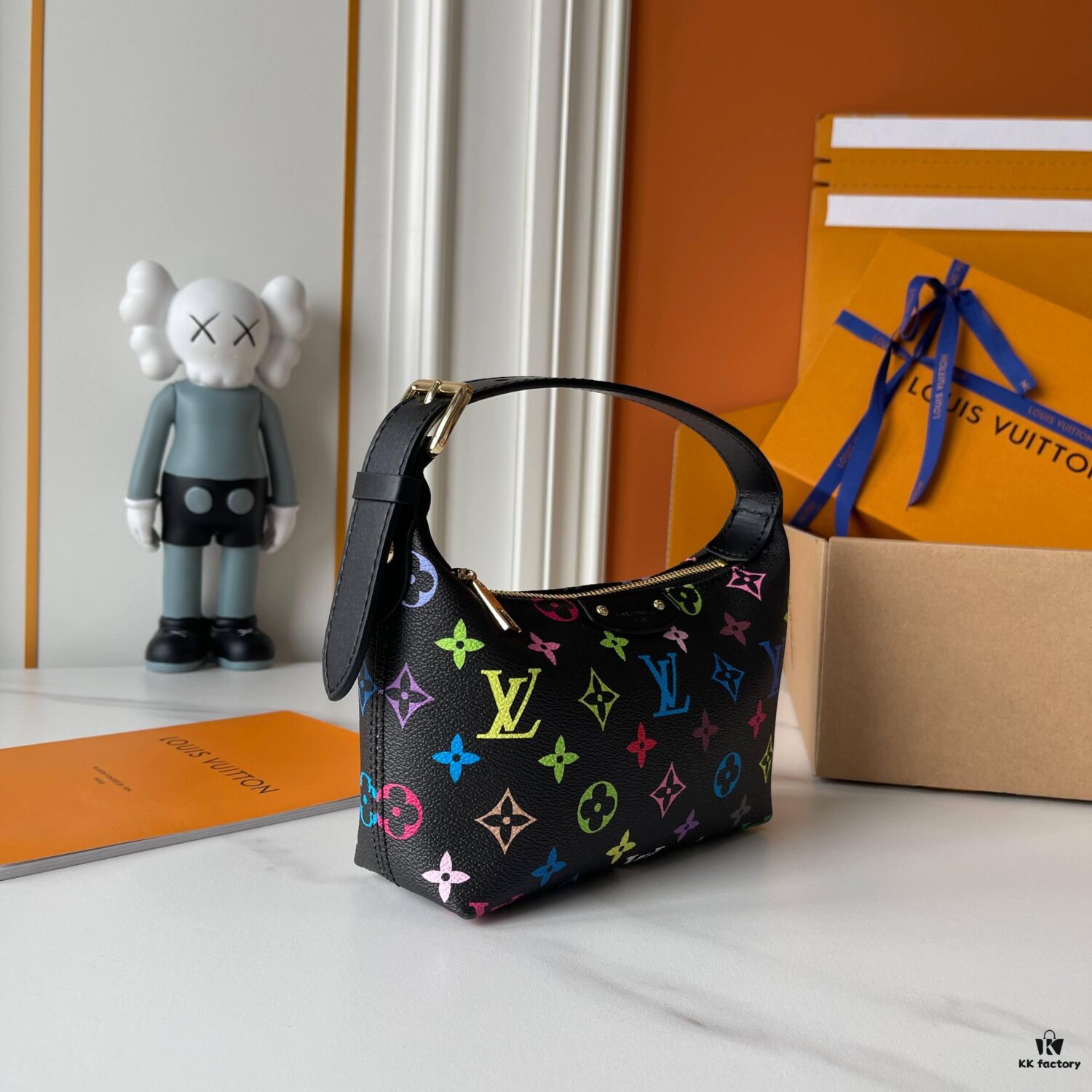 Upgraded Version [Official Latest Model] (Authentic Photos, Accurate Match) M82949 LV x Takashi Murakami Co-Branded Nano Speedy Bag