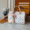 Upgraded Version (Authentic Photos, Accurate Replica) M13805-M13085-M13257 M13806 40391 40390 LV x Murakami Takashi Collaboration Nano Speedy Bag – This Nano Speedy bag combines Monogram canvas with printed cowhide trim, presented in 33 vibrant colors including white tricolor and black tricolor, twelve variations that have taken the world by storm and are highly favored by celebrities and stars.