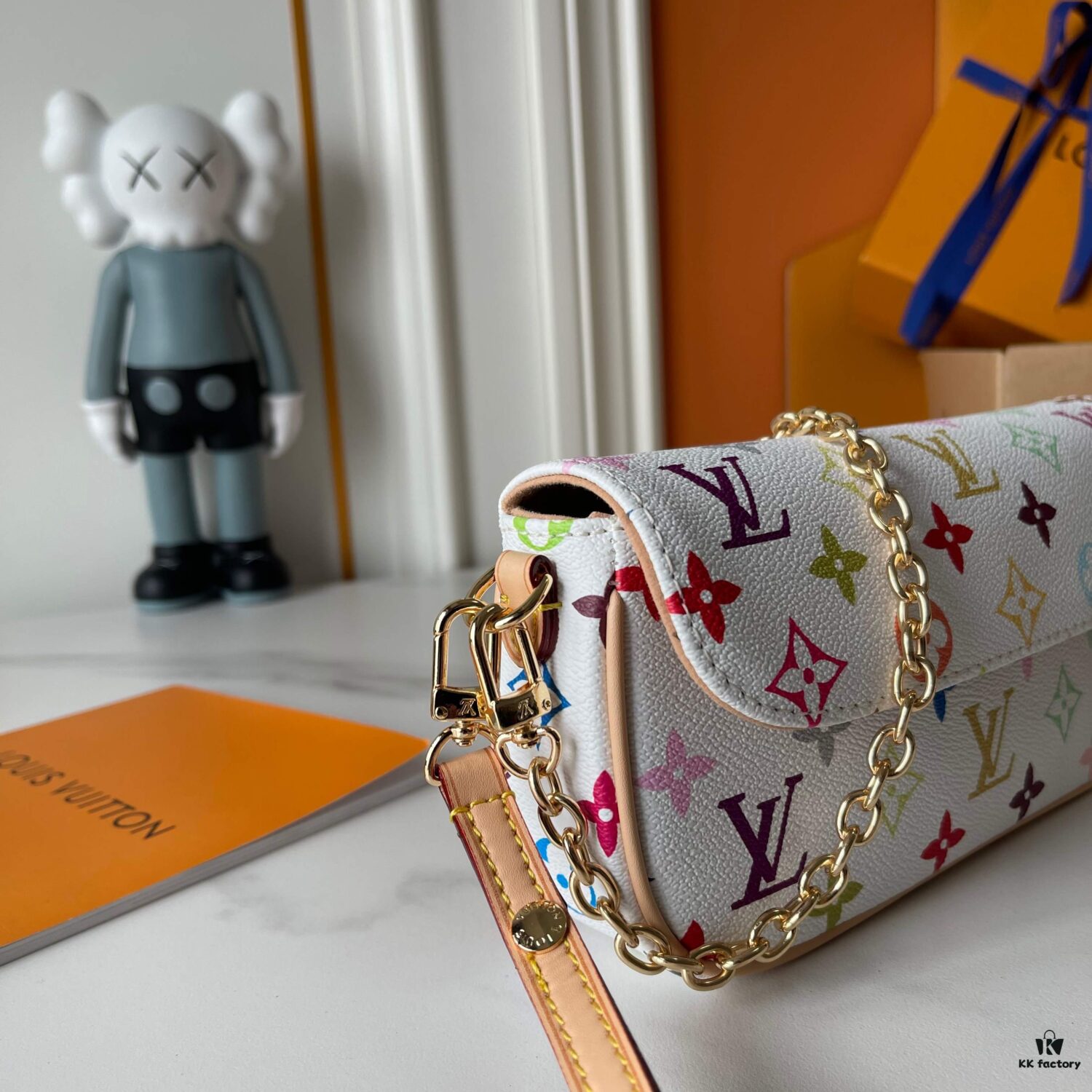 Upgraded Version [Official Latest Model] (Real Photos, Authentic Match) M12778-81911-82110-81992-12778-11299 LV Takashi Murakami Collaboration Nano Speedy Handbag