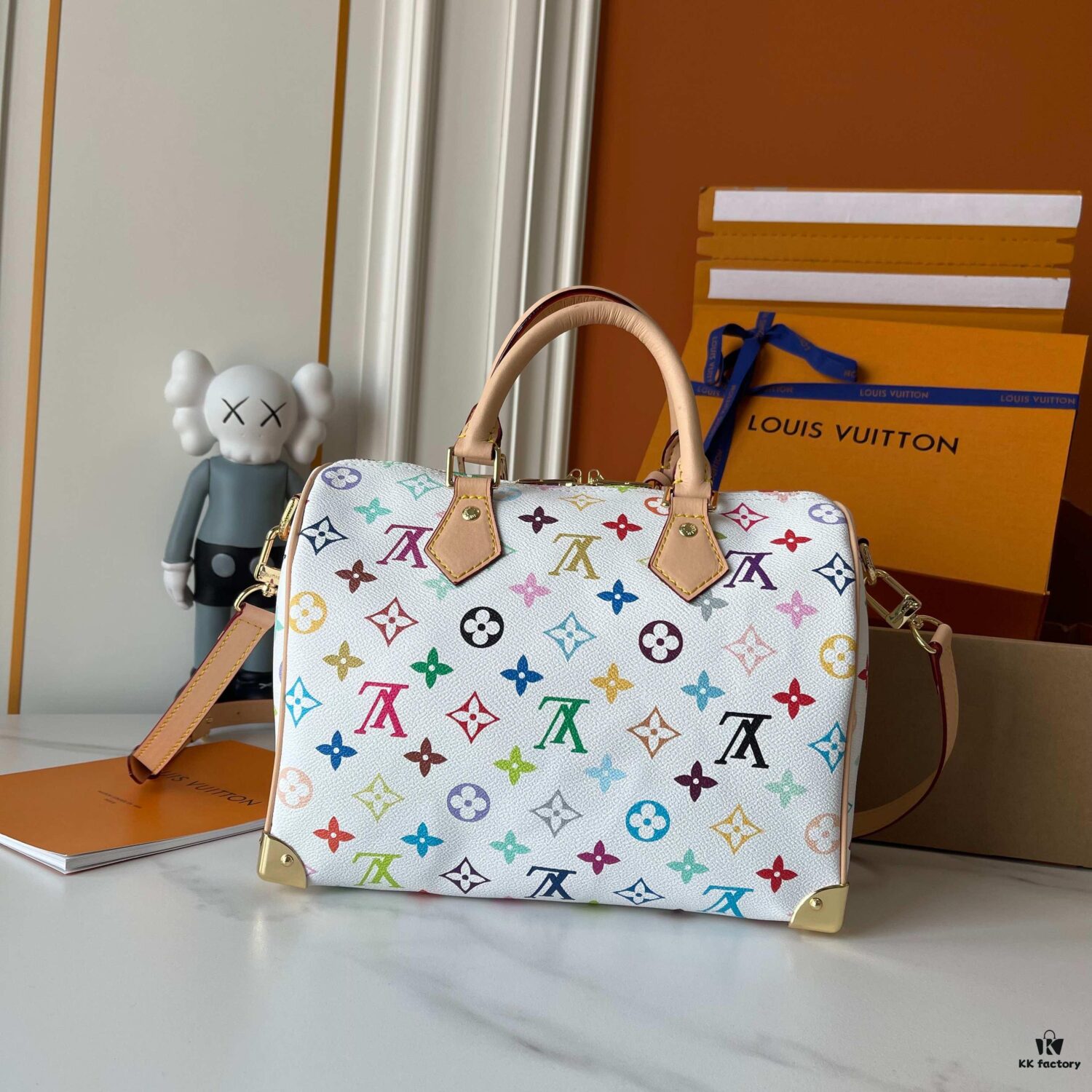 69307d146e68136f4d9a7193 Upgraded Version 200 (Actual Photos, Authentic Match) M13805-M13085-M13257 LV x Murakami Takashi Collaboration Nano Speedy Bag