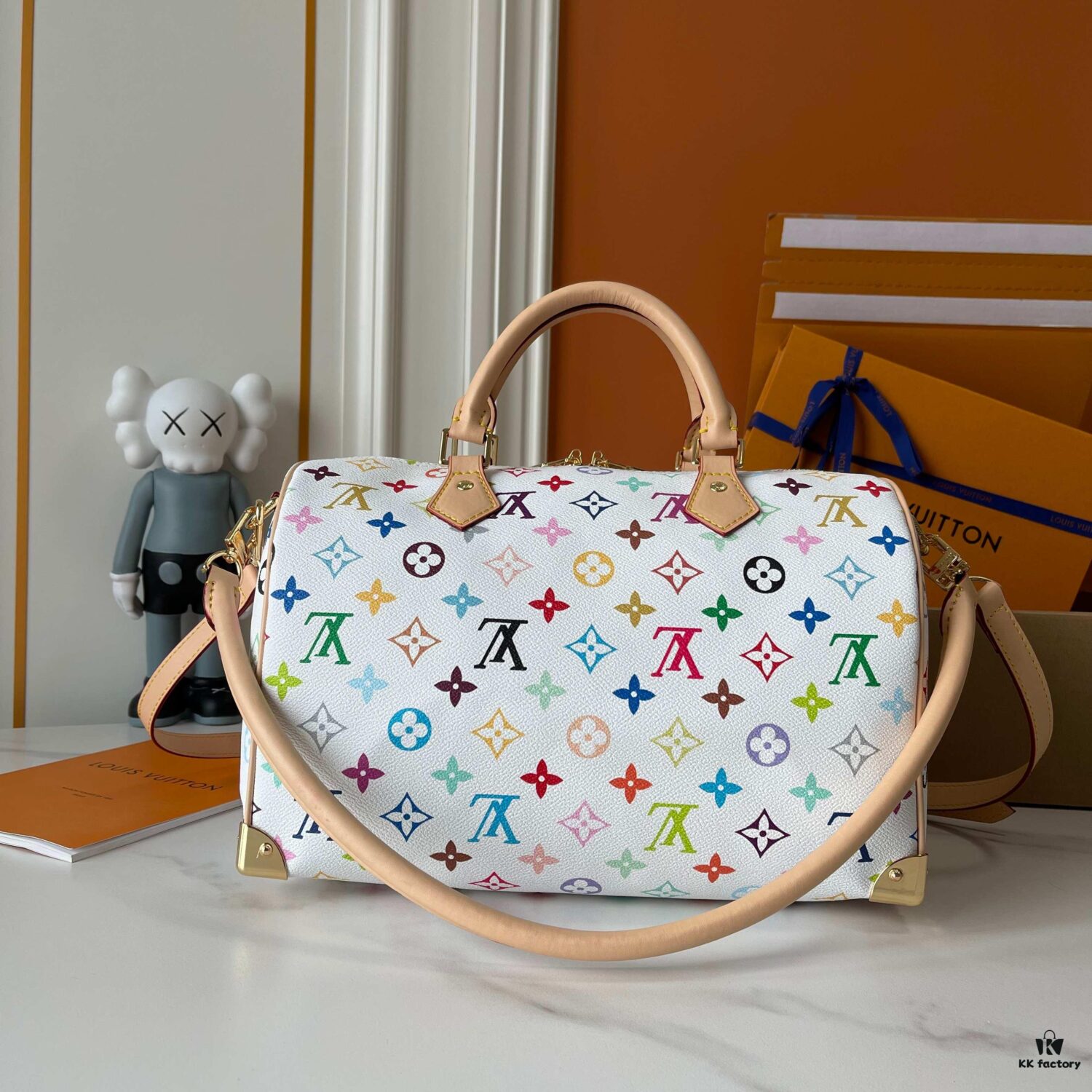 69307d2a6e68136f4d9a71af Upgraded Version (Authentic Photos, Accurate Reproduction) M13805-M13085-M13257 M13806 40391 40390 LV x Takashi Murakami Collaboration Nano Speedy Bag