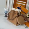 69307d3a6e68136f4d9a71c8 Upgraded 210 M11839 (Suede Leather with Digital Perforation, Matched Pattern) Bella Handbag from LV Ski Collection