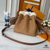 69307d3b6e68136f4d9a71c9 Upgraded 210 M11839 (Suede Leather with Digital Perforation, Matched Pattern) Bella Handbag from LV Ski Collection