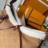 Upgraded 210 M11843 M46203 (Calfskin Velvet, Digital Perforation Technique, Matched Pattern) CarryAll Mini Bag