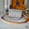 69307d456e68136f4d9a71d9 Upgraded Version 160 (Official Color Match Gray Floral 12429) (High-Quality Replica) M12429 M23940 M40749 M46914 M46279 M22834 M46595 LV Men's Messenger Bag Small East West Métis Handbag