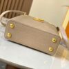 69307d596e68136f4d9a71fc Top Grade Original Guangzhou Stock M12296 Beige Lizard Leather Combined with Golden Diamond Crown 🔺 This Capucines Mini Handbag Features Luxurious Lizard Leather Exterior with Soft Lambskin Lining, Accented with Brilliant Metallic Hardware