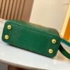 69307d666e68136f4d9a720f Top Quality Original Guangzhou Stock M12296 Green Lizard Skin with Golden Diamond Crown 🔺 This Capucines Mini Bag Features Luxurious Lizard Leather Over Soft Lambskin Lining, Accented with Brilliant Metallic Hardware