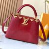 69307d6a6e68136f4d9a7213 Top-Grade Original Guangzhou Stock M12297 Burgundy Lizard Skin with Gold Diamond Crown ▲ This Capucines BB Bag Exquisitely Combines Luxurious Lizard Exterior, Soft Lamb Leather Lining, and Lustrous Metallic Hardware