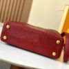 69307d6c6e68136f4d9a7216 Top-Grade Original Guangzhou Stock M12297 Burgundy Lizard Skin with Gold Diamond Crown ▲ This Capucines BB Bag Exquisitely Combines Luxurious Lizard Exterior, Soft Lamb Leather Lining, and Lustrous Metallic Hardware