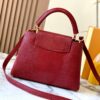 69307d6c6e68136f4d9a7217 Top-Grade Original Guangzhou Stock M12297 Burgundy Lizard Skin with Gold Diamond Crown ▲ This Capucines BB Bag Exquisitely Combines Luxurious Lizard Exterior, Soft Lamb Leather Lining, and Lustrous Metallic Hardware