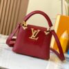 69307d726e68136f4d9a721e Top Quality Original Guangzhou Stock M12296 Burgundy Lizard Skin Combined with Golden Diamond Crown 🔺 This Capucines Mini Bag Features Luxurious Lizard Leather Exterior with Soft Lambskin Lining, Accented with Brilliant Metallic Hardware