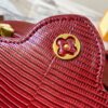 69307d786e68136f4d9a7229 Top Quality Original Guangzhou Stock M12296 Burgundy Lizard Skin Combined with Golden Diamond Crown 🔺 This Capucines Mini Bag Features Luxurious Lizard Leather Exterior with Soft Lambskin Lining, Accented with Brilliant Metallic Hardware