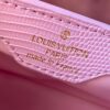 69307d7e6e68136f4d9a7231 Top-Quality Original Guangzhou Stock M12297 Pink Lizard Skin with Gold-Tone Crown Triangle Capucines BB Bag