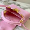 69307d846e68136f4d9a7237 Top Quality Original Guangzhou M12296 Pink Lizard Leather Combined with Golden Diamond Crown 🔺 Capucines Mini Bag