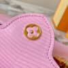69307d856e68136f4d9a7239 Top Quality Original Guangzhou M12296 Pink Lizard Leather Combined with Golden Diamond Crown 🔺 Capucines Mini Bag