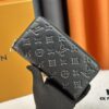 69307d9d6e68136f4d9a726a Wallet M81510 crafted in lambskin with padded Monogram embossed pattern, complementing the Coussin leather goods collection. The elegant design features a gold-tone zipper with an LV Circle pull tab. This multi-functional wallet includes practical interior features: three large compartments, a coin pocket, and twelve card slots.