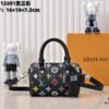 69307dad6e68136f4d9a728b Upgraded Version 140 M13406 M13391 (Authentic Photos, Accurate Match) M81085 New Denim Louis Vuitton × Murakami Collaboration Nano Speedy Bag