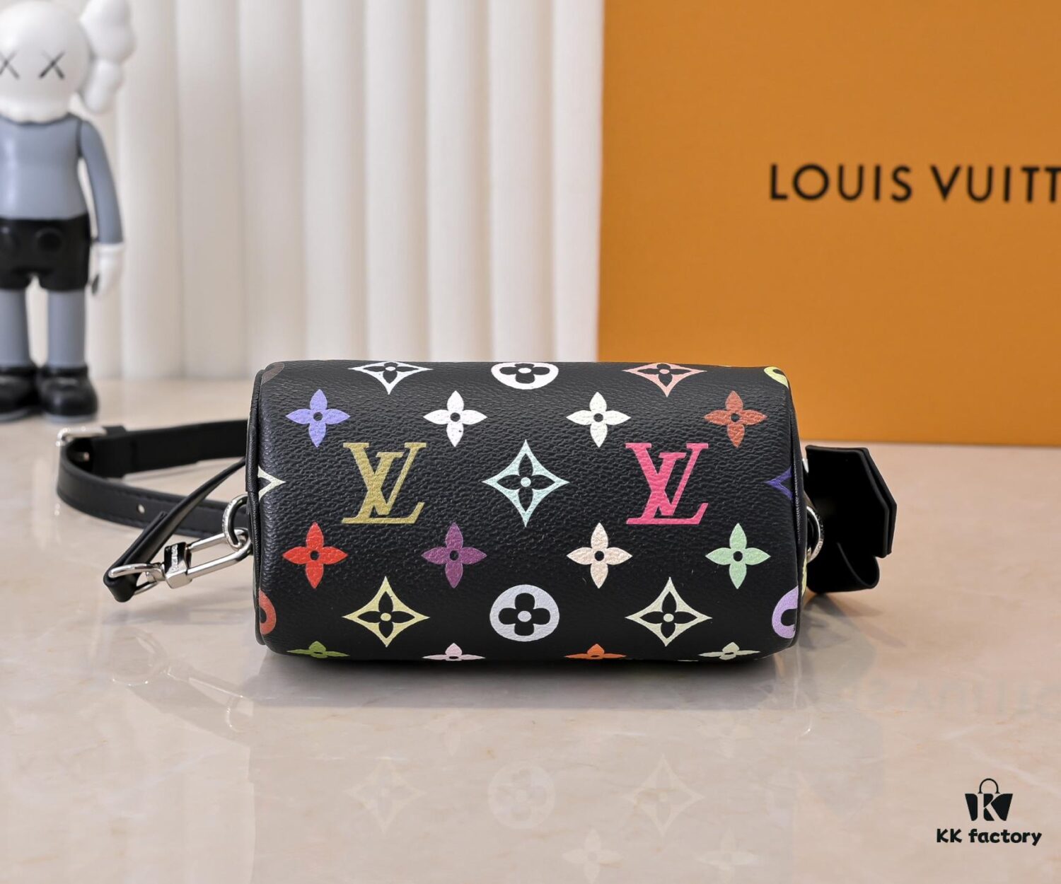 69307dae6e68136f4d9a728d Upgraded Version 140 M13406 M13391 (Authentic Photos, Accurate Match) M81085 New Denim Louis Vuitton × Murakami Collaboration Nano Speedy Bag
