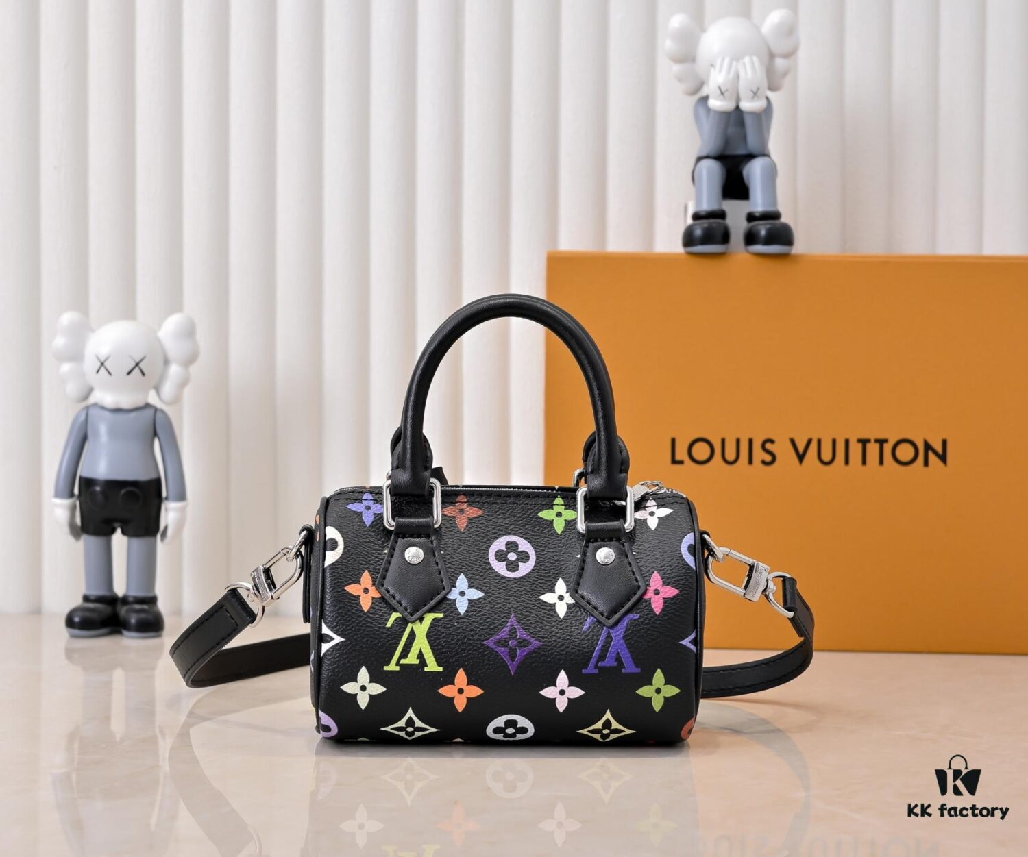 69307dae6e68136f4d9a728f Upgraded Version 140 M13406 M13391 (Authentic Photos, Accurate Match) M81085 New Denim Louis Vuitton × Murakami Collaboration Nano Speedy Bag