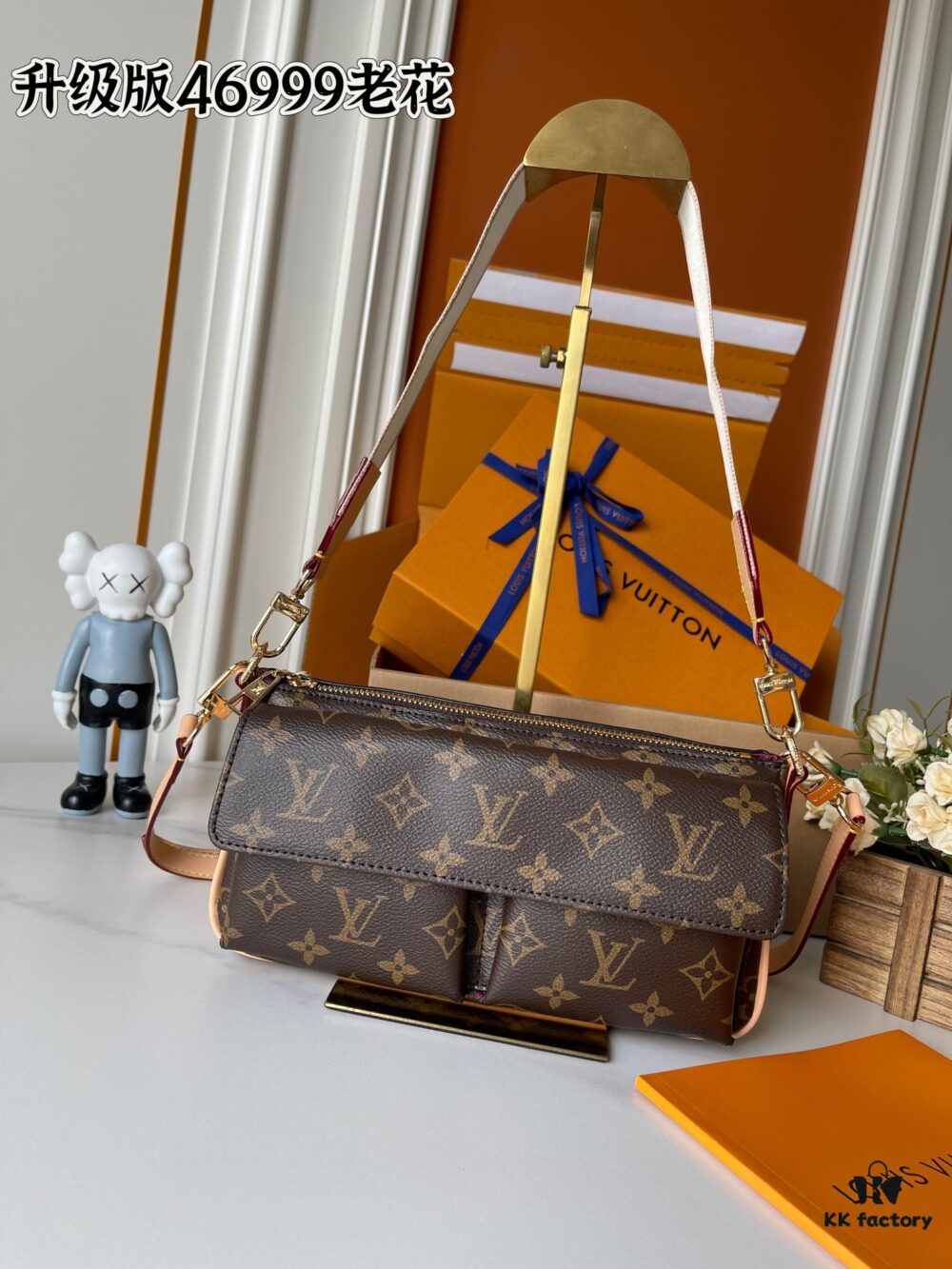 69307db36e68136f4d9a7296 Upgraded Version 170 Original Development, Full Steel Hardware 👏👏 Vibe Handbag Inspired by the 2003 Viva-cité Bag, Compact Monogram Canvas Design