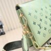 69307de76e68136f4d9a72fa Top Quality Original LV By The Pool Collection Coussin Mini Bag in Monogram Embossed Lambskin