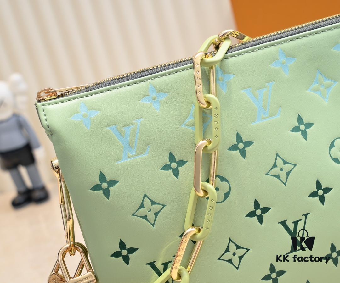 69307de86e68136f4d9a72fb Top Quality Original LV By The Pool Collection Coussin Mini Bag in Monogram Embossed Lambskin