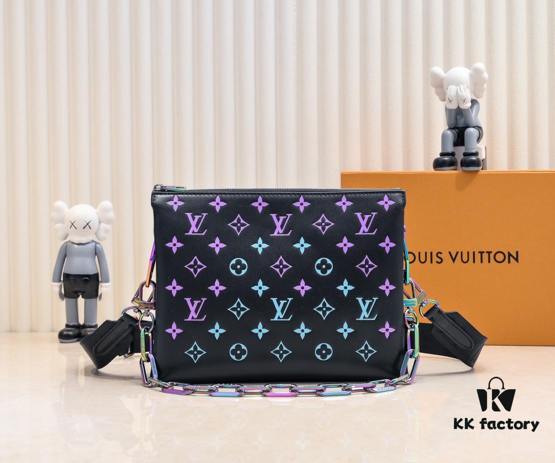Top Quality Original LV By The Pool Collection Coussin Mini Bag in Embossed Monogram Lamb Leather