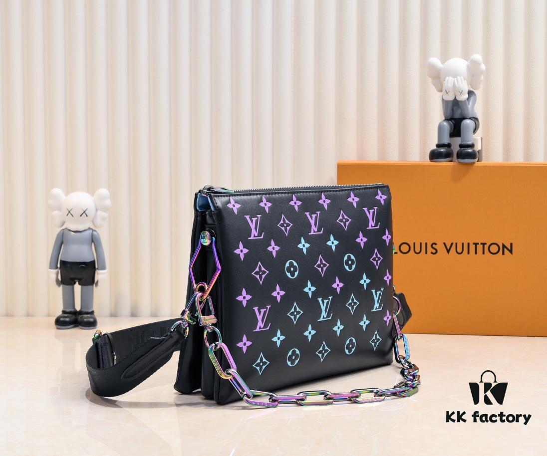 Top Quality Original LV By The Pool Collection Coussin Mini Bag in Embossed Monogram Lamb Leather