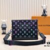 Top Quality Original LV By The Pool Collection Coussin Mini Bag in Embossed Monogram Lamb Leather
