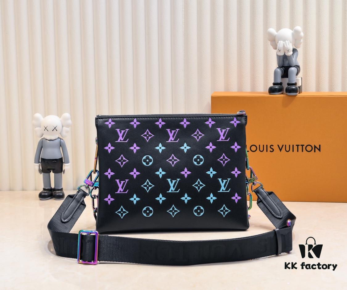 Top Quality Original LV By The Pool Collection Coussin Mini Bag in Embossed Monogram Lamb Leather