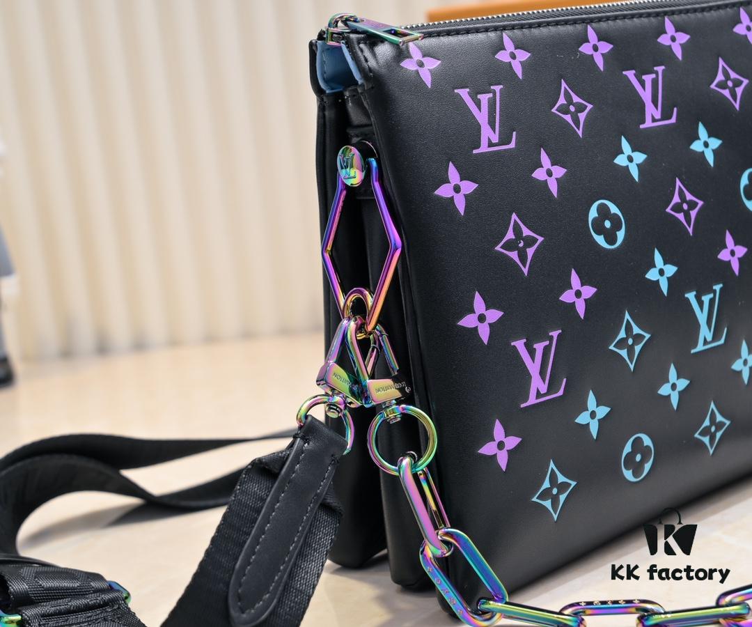 Top Quality Original LV By The Pool Collection Coussin Mini Bag in Embossed Monogram Lamb Leather