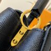 69307df56e68136f4d9a7317 Top Quality Original Guangzhou M99528 Black Lizard Leather Gold Buckle Capucines BB Handbag