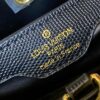 69307df66e68136f4d9a7319 Top Quality Original Guangzhou M99528 Black Lizard Leather Gold Buckle Capucines BB Handbag