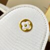 69307e006e68136f4d9a732a Top Quality Original Guangzhou M99528 White Lizard Skin Gold Buckle Capucines BB Handbag
