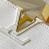 69307e026e68136f4d9a732f Top Quality Original Guangzhou Goods M99527 White Lizard Leather with Gold Clasp