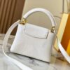 69307e076e68136f4d9a7338 Top Quality Original Guangzhou Goods M99527 White Lizard Leather with Gold Clasp
