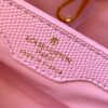 69307e0d6e68136f4d9a733f Top Quality Original Guangzhou Stock M99528 Pink Lizard Skin Gold Buckle Capucines BB Handbag