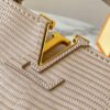 69307e1a6e68136f4d9a7354 Top Quality Original Guangzhou Stock M99527 Beige Lizard Leather with Gold Hardware