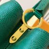 69307e206e68136f4d9a735d Top Quality Original Guangzhou M99528 Green Lizard Skin Gold Buckle Capucines BB Handbag