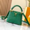 69307e236e68136f4d9a7365 Top Quality Original Guangzhou M99527 Green Lizard Leather Mini Capucines Bag with Gold Hardware