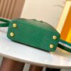 69307e236e68136f4d9a7366 Top Quality Original Guangzhou M99527 Green Lizard Leather Mini Capucines Bag with Gold Hardware