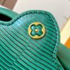 69307e276e68136f4d9a7369 Top Quality Original Guangzhou M99527 Green Lizard Leather Mini Capucines Bag with Gold Hardware