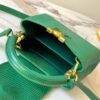 69307e276e68136f4d9a736a Top Quality Original Guangzhou M99527 Green Lizard Leather Mini Capucines Bag with Gold Hardware