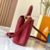 69307e276e68136f4d9a736b Top Quality Original Guangzhou M99528 Date Red Lizard Leather Gold Buckle Capucines BB Handbag
